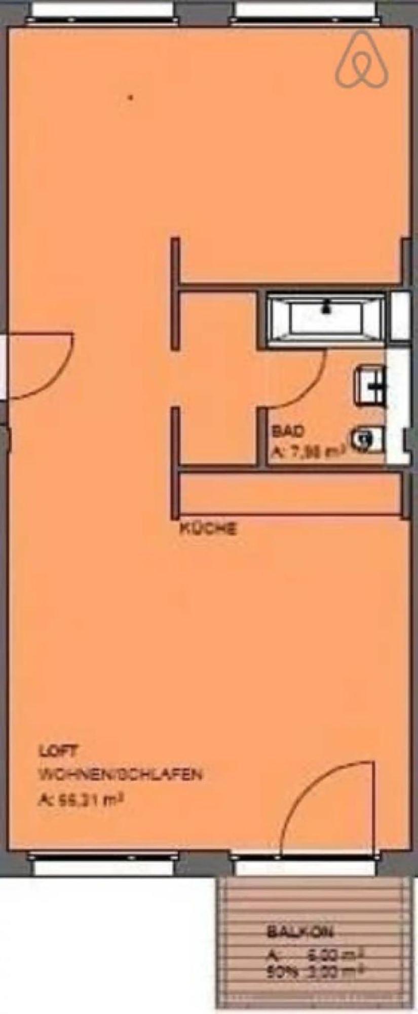 Spacious Studio Apartment Friedrichshain Berlin Exteriör bild
